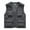 Tank Tops for Men Gray, variant on Mens Big & Tall Vests M-6XL Plus Size Sleeveless Zip-Up V Neck Tank Tops with Multi-Pockets Solid Breathable Outdoor Hunting Fishing Vest