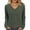 Army Green (NEW), variant on PFRNLF V Neck Sweaters for Women No Boundarie Lightweight Long Sleeve Tunic Tops Casual Knit Pullover Sweater