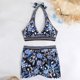 thumbnail image 4 of WILLBEST Trajes de Baño Conjunto de Traje de Baño Tankini Con Estampado Floral Para Mujer Traje de Baño de Bikini de Cintura Alta Con Falda Para Actividades Acuáticas de Verano, 4 of 8
