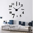 thumbnail image 3 of Reloj de pared con pegatinas visuales 3D, relojes de pared DIY reutilizables, adecuados para decoración, regalo, hogar, restaurante, oficina y Hotel Ormromra LKX-1588, 3 of 7