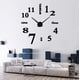 thumbnail image 3 of Reloj de pared con pegatinas visuales 3D, relojes de pared DIY reutilizables, adecuados para decoración, regalo, hogar, restaurante, oficina y Hotel Adepaton LKX-1588, 3 of 7