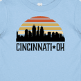 thumbnail image 4 of Inktastic Cincinnati Ohio Skyline Retro Boys or Girls Baby T-Shirt, 4 of 5