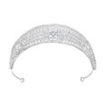 thumbnail image 1 of Diadema nupcial de estilo real, diadema de boda, diadema de Tiara de reina real, 1 of 6