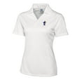 thumbnail image 2 of Women's Cutter & Buck White Kansas Jayhawks CB DryTec Genre Textured Solid Polo, 2 of 3