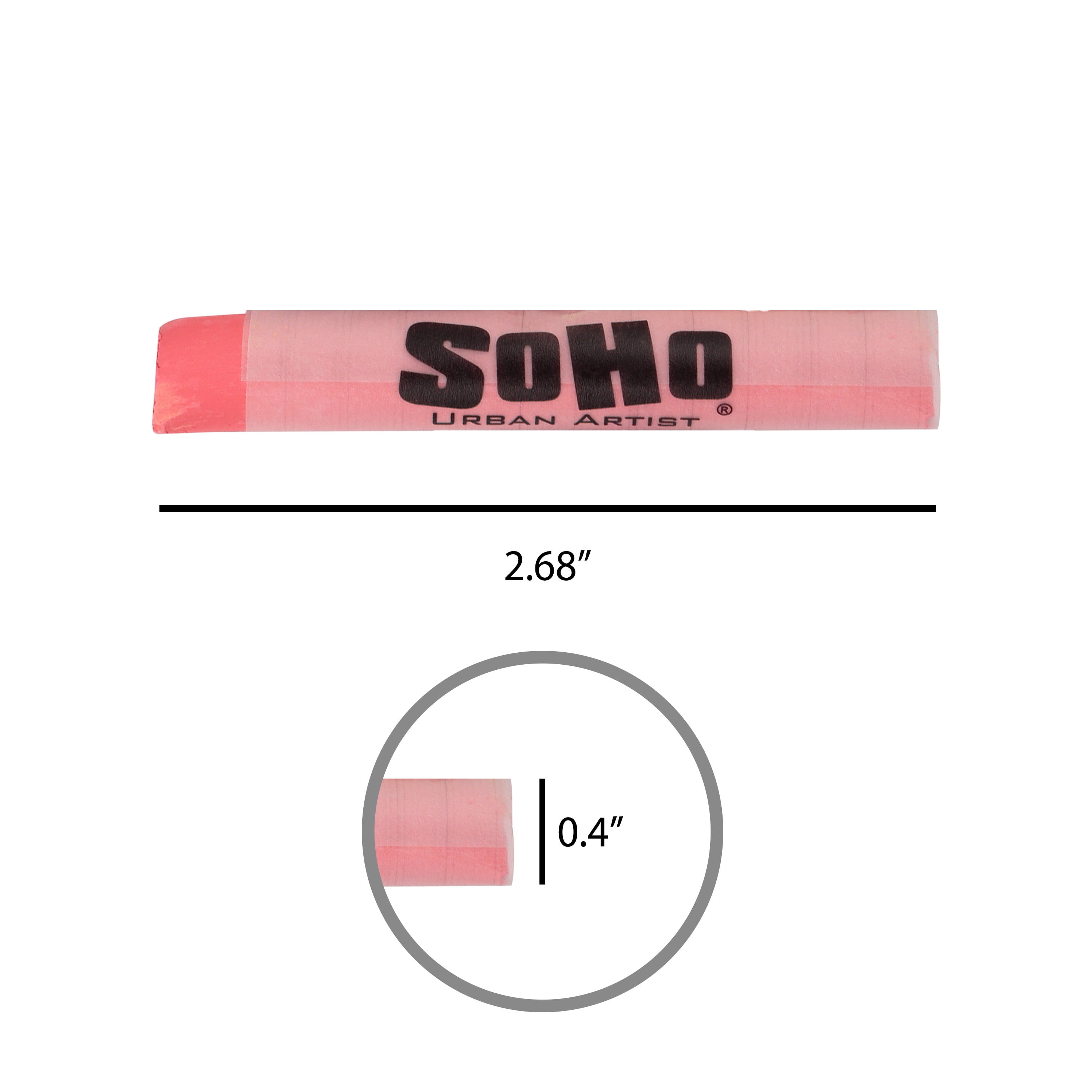 SoHo Urban Artist Soft Pastels Set of 10 Bright Fluorescent Neon Colors, Vibrant Pastel Sticks for Art, Drawing, Blending, Layering, Shading