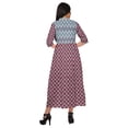 thumbnail image 4 of Moomaya Printed Kurta Summer Wear Ladies Kurti Front Slit Tunic Tops Women, 4 of 5
