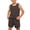 Brown, variant on PInxia Summer Unisex Clothes for Kids Round Neck Sleeveless Tank Tops Elastic Waisted Shorts Casual Vacation Outfits,Wine,1-2Years