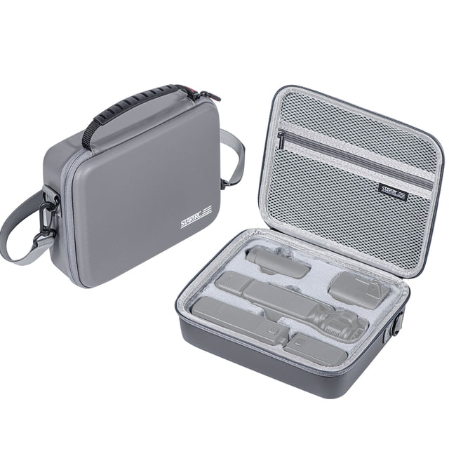 Sac de Rangement pour Appareil Photo Portable Étui de Transport Coque Rigide Étui de Protection Sac de Transport Antichoc Imperméable avec Poignée de Transport Sangle d'Épaule Remplacement pour DJI OSMO Pocket 3