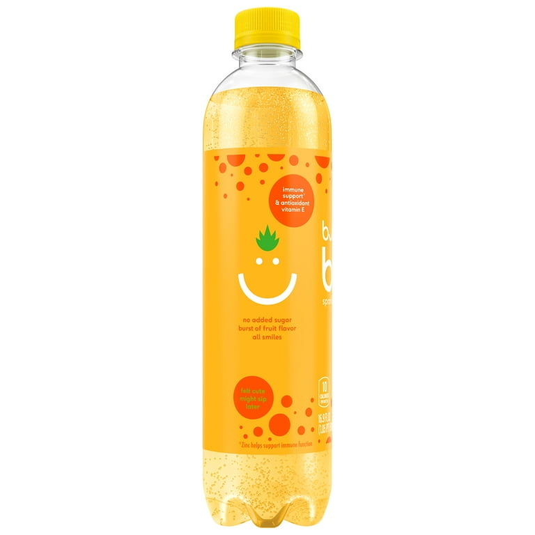 bubly burst Sparkling Water Beverage, Pineapple Tangerine