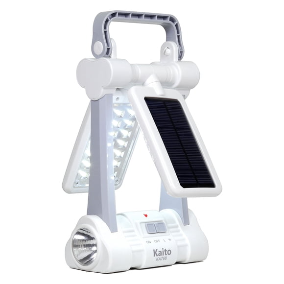 Farol LED Kaito KA768 multifuncional de doble panel recargable