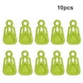 thumbnail image 3 of facefd 10 Pcs Pinces à Bâche Imperméables à Pression Urgente avec Boucle en Spirale Réutilisables Accessoires de Canopée pour Randonnée en Plein Air Vert Vert, 3 of 6