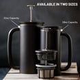 thumbnail image 4 of ESPRO - Prensa francesa P7 - Cafetera y tetera aislada de acero inoxidable de doble pared con microfiltro, 4 of 5