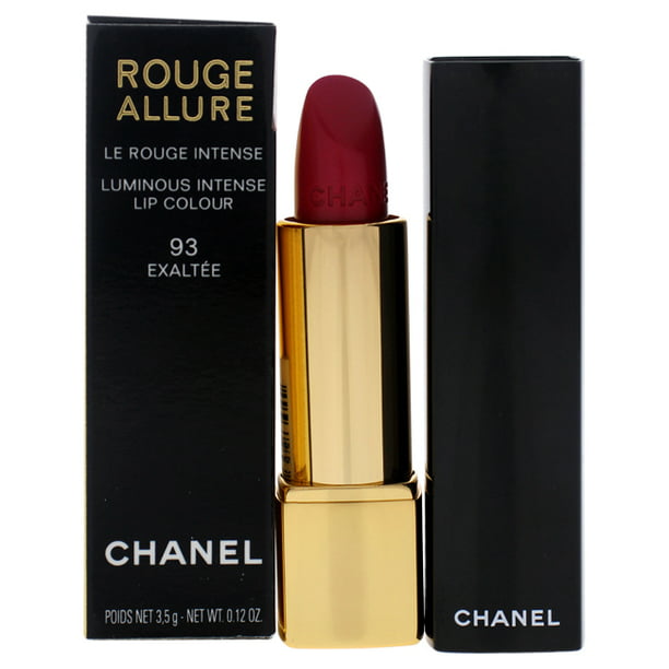 Gewoon verlangen Raar Chanel Rouge Allure Lipstick Intense Color 93 Exaltee - Walmart.com