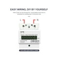 thumbnail image 5 of 50-60HZ LCD Single Phase 2 Wire 3 Wire Din-rail KWh Watt Hour Energy Meter ,User-Friendly, 5 of 9