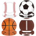 thumbnail image 1 of Platos para fiesta Fitoyplak, 40 piezas, 18 cm, temática deportiva, 1 of 6