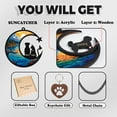 thumbnail image 3 of Dog and Cat Memorial Suncatcher – Pet Remembrance Gift, Sympathy Gifts for Dog Lovers, Light Catcher Window Hanging & Car Accessory, 3 of 4