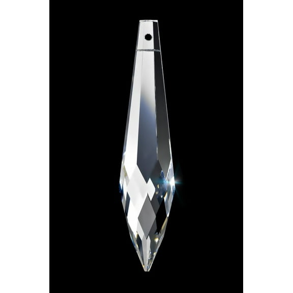 Asfour crystal Spear Pendant 2.5in(61x 13mm) Prism Suncatchers Chandelier Parts - 1 hole