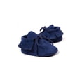 thumbnail image 4 of Ropalia Infants Girls Tassel Laces Shoes Soft Soled Crib PU Moccasin Sneakers 0-18M, 4 of 4