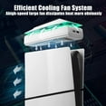 thumbnail image 2 of AARONMEI PS5 Slim Cooling Fan With Dust Cover LED Light 2 USB Ports Silent, 2 of 9