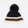 thumbnail image 2 of WREESH Women's Winter Printed Beanie Scarf With Warmth and Fleece Protection, Thick Hat and Scarf Set Black, 2 of 4