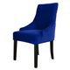 thumbnail image 5 of Funda para silla Fundas para silla de terciopelo Fundas protectoras para sillas de comedor suaves y Abanopi Azul, 5 of 7