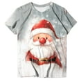 thumbnail image 6 of Kedxroy Christmas Shirts for Women Plaid Christmas Trees Shirt Xmas Holiday Tee Tops(Grey,L), 6 of 6