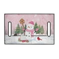 thumbnail image 6 of Yuyamidu Pink Snowman Golf Cart Seat Covers with Pockets, Christmas Golf Cart Seat Towel Blanket Accessories for Club Car and More 2-Person Seat Golf Cart, 6 of 7