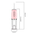 thumbnail image 3 of Flosser De Agua Dental Portátil, Irrigador Oral Eléctrico Recargable, 3 Modos, Hilo Dental De Agua, Limpiador Dental Resistente Al Agua Con 4 Boquillas Cateissary CE007296-03, 3 of 6