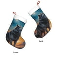 thumbnail image 3 of Rateoe Moonlit Night Sky Wolf Print Christmas Stockings,18 Inch Large Christmas Stockings Decoration Ornaments for Holiday Home Fireplace Indoors, 3 of 7