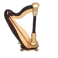 thumbnail image 4 of Modèle de Mini Harpe, Mini Instrument de Musique Ornement Respectueux de l'Environnement et Sain à des Fins Décoratives, 4 of 8