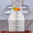 thumbnail image 4 of Table Runner Dresser Scarves 70 Inch Long, Blossom Flower Botanical Plant Linen Dining Table Runners Floral with Leaves Branch Tabletop Scarf for Wedding Holiday Party Kitchen, 4 of 7