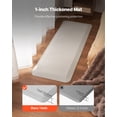 thumbnail image 3 of VEVOR Fall Mat for Elderly, 1-inch Thickened Fall Prevention Pad with Beveled Edge, Anti-Slip Bedside Safety Floor Mat for Seniors, Handicaps, Patients (24 x 70 inch), 3 of 9