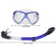 thumbnail image 3 of Gafas de natación para esnórquel, gafas de natación profesionales, máscara de buceo de marco grande, gafas de natación, gafas de natación antivaho para esnórquel, completamente secas azul, 3 of 5