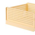 thumbnail image 3 of Cesta de almacenamiento apilable plegable, cesta de almacenamiento apilable, cesta de almacenamiento de plástico para armario, cesta de almacenamiento apilable para dormitorio, integración perfecta, 3 of 5