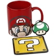 thumbnail image 1 of Juego de regalo Super Mario con taza posavasos y llavero en caja taza cerámica 11 onzas, 1 of 5