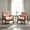 Dusty Pink, variant on Homefun PU Leather Accent Chair Set of 2,Wood Frame Ergonomic Arm Chair with Side Pocket,Fill High-Density Sponge for Living Room Bedroom Office,Brown