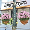 thumbnail image 4 of Zukuco Artificial Flowers for Outdoors, 4 Pack Geraniums Silk Flowers UV Resistant No Fade Faux Flowers Geraniums Bush for Home Outdoor Garden Porch Window Vase Wedding Decor (Purple Pink), 4 of 7