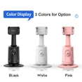 thumbnail image 2 of Smart 360° Auto Face Tracking Gimbal Desktop Selfie Stabilizer Robot Cameraman with Adjustable Lens Stable Base Phone Holder for Smartphone Vlog Live Streaming Video Chat, 2 of 7