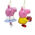 thumbnail image 2 of Kurt Adler Set/2 Peppa Pig Ballerina Christmas Tree Ornaments, 2 of 4