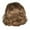 Rose Gold, variant on YWOAGH Short Curly Synthetic Wig for Women Fashion Cool Full Style Grey