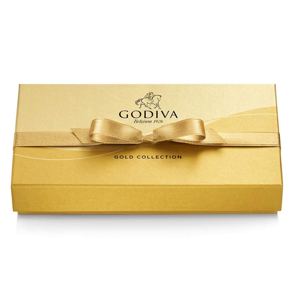 GODIVA Chocolatier Assorted Chocolate Gold Gift Box, 8 Count Walmart