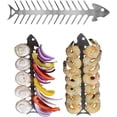 thumbnail image 2 of Brochetas de barbacoa de acero inoxidable con forma de espina de pescado para asar a la parrilla, 2 of 6