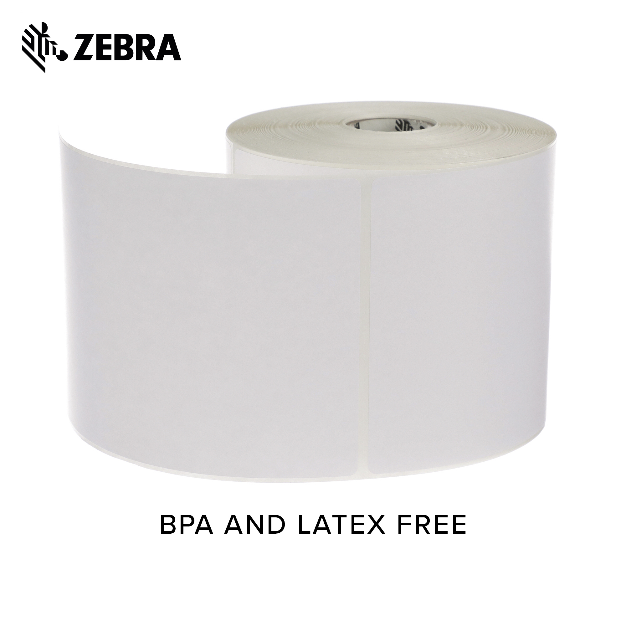 Zebra x in Direct Thermal Paper Labels Z-Perform 2000D Permanent  Adhesive Shipping Labels in Core Rolls