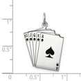 thumbnail image 3 of White Sterling Silver Charm Pendant Men'S 27 mm 19, 3 of 4