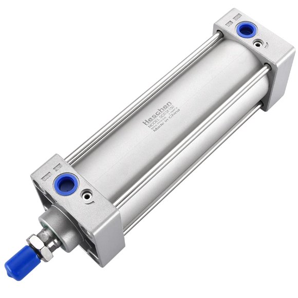 Heschen Cylindre Standard Pneumatique, SC 63-150, Port PT3/8 Pieds', Alésage 63mm, Course 150mm, Double Action