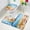 CC1789, variant on Mediterranean Bath Mat Set Blue Wooden Panel StarConch Beach Carpet Home Bathroom Decoration Non-slip Rugs Toilet Lid Cover