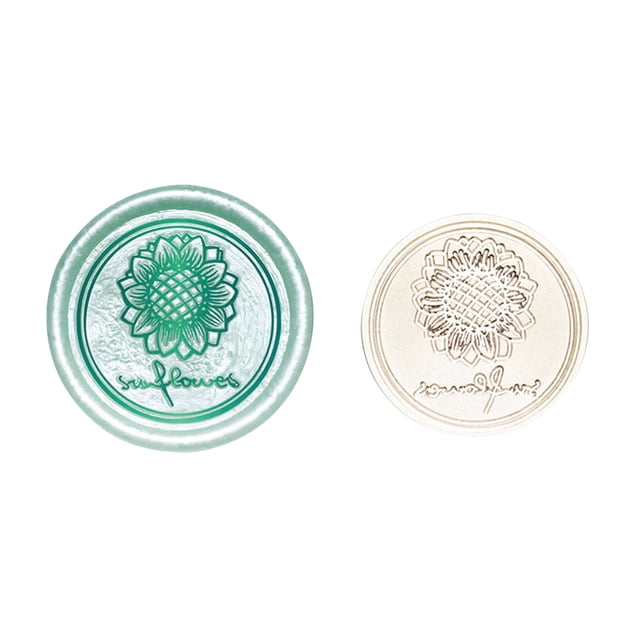 Cabeza de sello de sellado de latón, cabeza de sello Retro para álbum de recortes de plantas para sobre de tarjetas