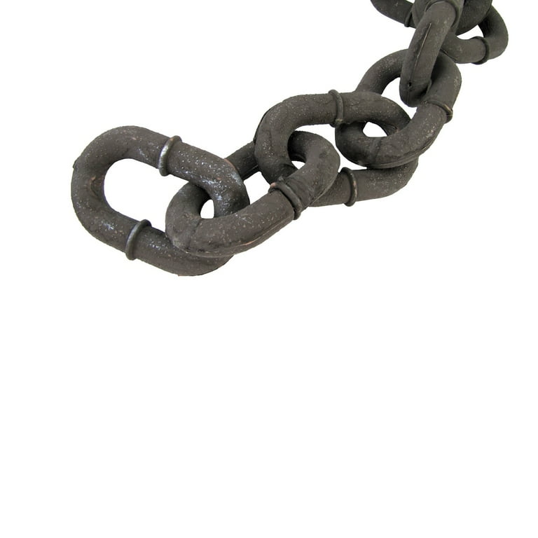 Huge Fake Chain Link Haunted House Prop Halloween Party Decor Costume Accessory Huge Fake Chain Link Haunted House Prop Halloween Party Decor Costume Accessory