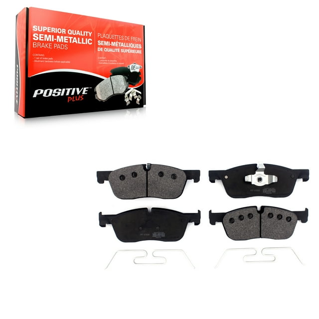 Positive Plus Front Semi-Metallic Disc Brake Pads PPF-D1838 for Car Land Rover Jaguar F-Pace Discovery Sport Range Evoque Velar XE XF E-Pace