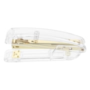 Miangastore Plastic Stapler Transparent Stapler Students Stapler Hand Stapler Clear Stapler Home Office Stapler
